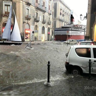 Le déluge à Catane