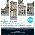 Commémoration de l'armistice de 1918 : le concert du ministère de la Défense au Val-de-Grâce (novembre 2012)