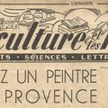 Chez un peintre de Provence par Simone Téry. L'Humanité du 30 juin 1950