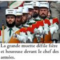 La grande muette défile....muette