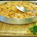 ღ " Miam " Gratin Pommes de Terre - Courgette et Cervelas