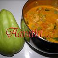 Chayote Shrimp Curry