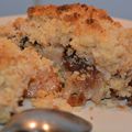 Crumble pomme-chocolat