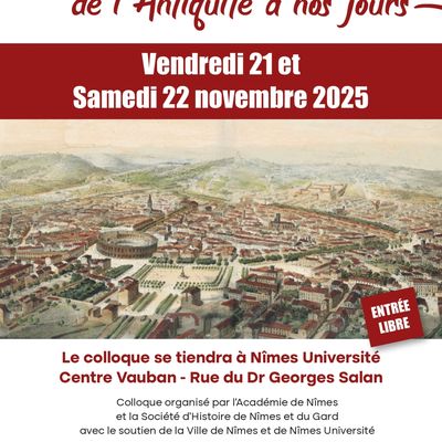 Colloque "Les Nîmois et leur ville de l'Antiquité à nos jours"