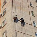 Tunis: Encore un accident du travail grave d'un laveur de vitres en façade par chute de hauteur. Rappel des Risques de ce métier