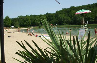 Tamnies en Périgord Noir: l'étang de baignade