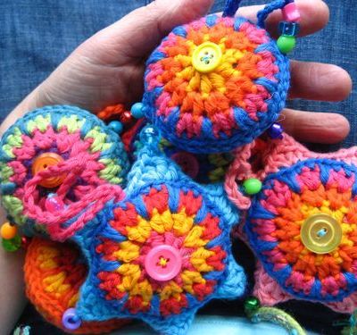 pendouilles crochetées...