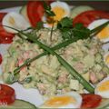 Crevettes grises en tartare à l’avocat et coriandre