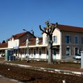 La gare de Paray le Monial (Saône et Loire).