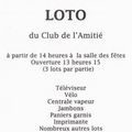 LOTO A SAINPUITS LE 1 ER DECEMBRE 2019