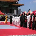 Ceremonie au Memorial de Chiang Kai Shek