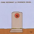 La  Chine  reconnait  la  propriété  privée . .