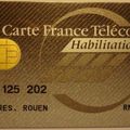 Carte France Télécom HABILITATION