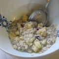 Petit-déjeuner: "overnight oats"