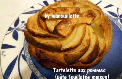 Tartelettes aux pommes et pâte feuilletée maison