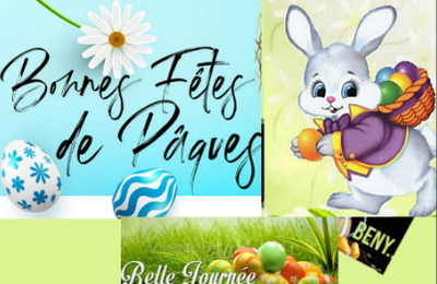 Pâques, une fête qui célèbre le renouveau, le printemps et les traditions, ....on est prêt pour une chasse aux œufs dans le jardin