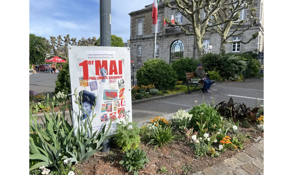 fête du travail du 1er mai 2025 à Avranches - VIDEOS prises de parole + live de Kollektif 49.3