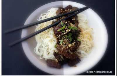 Boeuf mariné, saveur asiatique