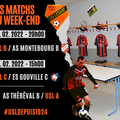 Les matchs du week-end ⬇️