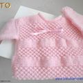 Tuto, explications, layette tricot laine bb, tricot bebe
