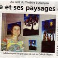 Exposition au Café du Théâtre à Alençon