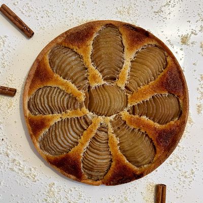 Tarte poire amande