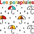 Les couleurs: Les parapluies 