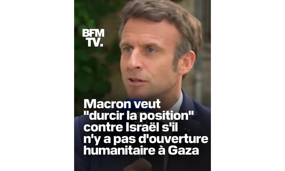 Macron le larbin du Hamas