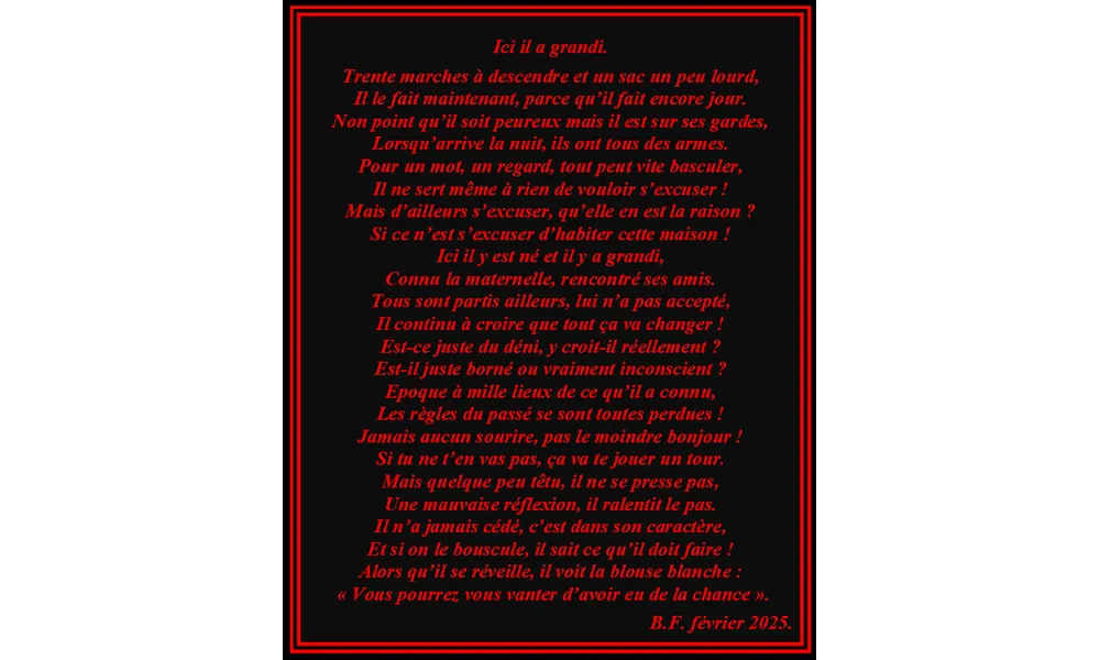 Ici il a grandi