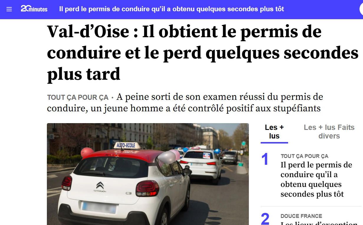 Permis de ne plus conduire