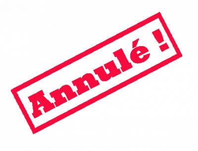 ANNULATION DE L'EDITION DU 3 MAI 2020 