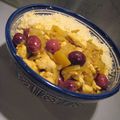 Tajine de poulet citron confit et olives