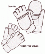 Green Pepper - 529 Glov-itts-Finger-Free Gloves - Adults