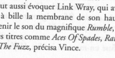 Vintage part for : Link Wray et autres gratteux