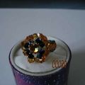 Bague Lettonie Topaz et Jet