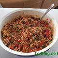 Salade perlée au chorizo... hum que c'est bon !