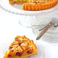 Tarte amandes & framboises