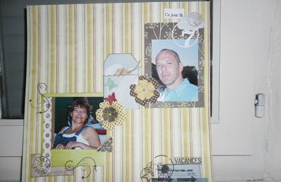 Premier essai de scrapbooking 