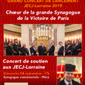 GRAND CONCERT DE LANCEMENT JECJ-Lorraine 2019 