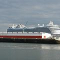 LE HAVRE...Escale et départ du paquebot EMERALD PRINCESS...