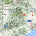 Etape 12 : de Lloret de mar à Girona (46kms 390m+)