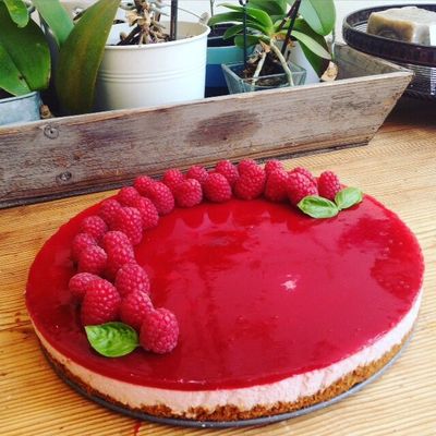 Bavarois aux framboises 