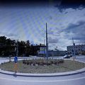 Rond-point à Lublin (Pologne)