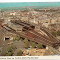 Gares vues du ciel : gare de Paris-Montparnasse (Seine).