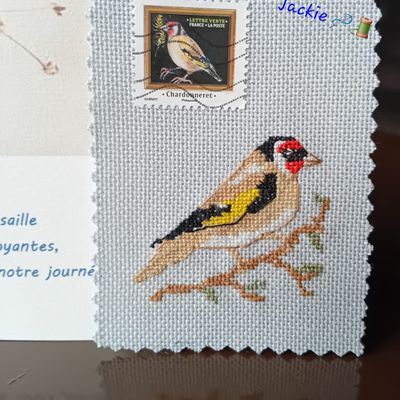 Un échange entre passionnées timbrées 🪡🧵😂