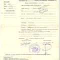 autorisation de voyage Port-Vendres 30 juin 1962