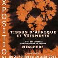 EXPOSITION TISSUS d'AFRIQUE et VETEMENTS