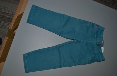 Pantalon turquoise