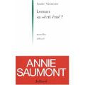 Koman sa sécri émé ? Annie Saumont