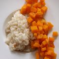 Risotto au citron et au potimarron 